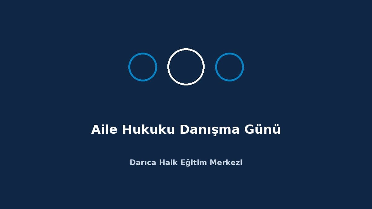 Aile Hukuku Danışma Günü etkinlik görseli